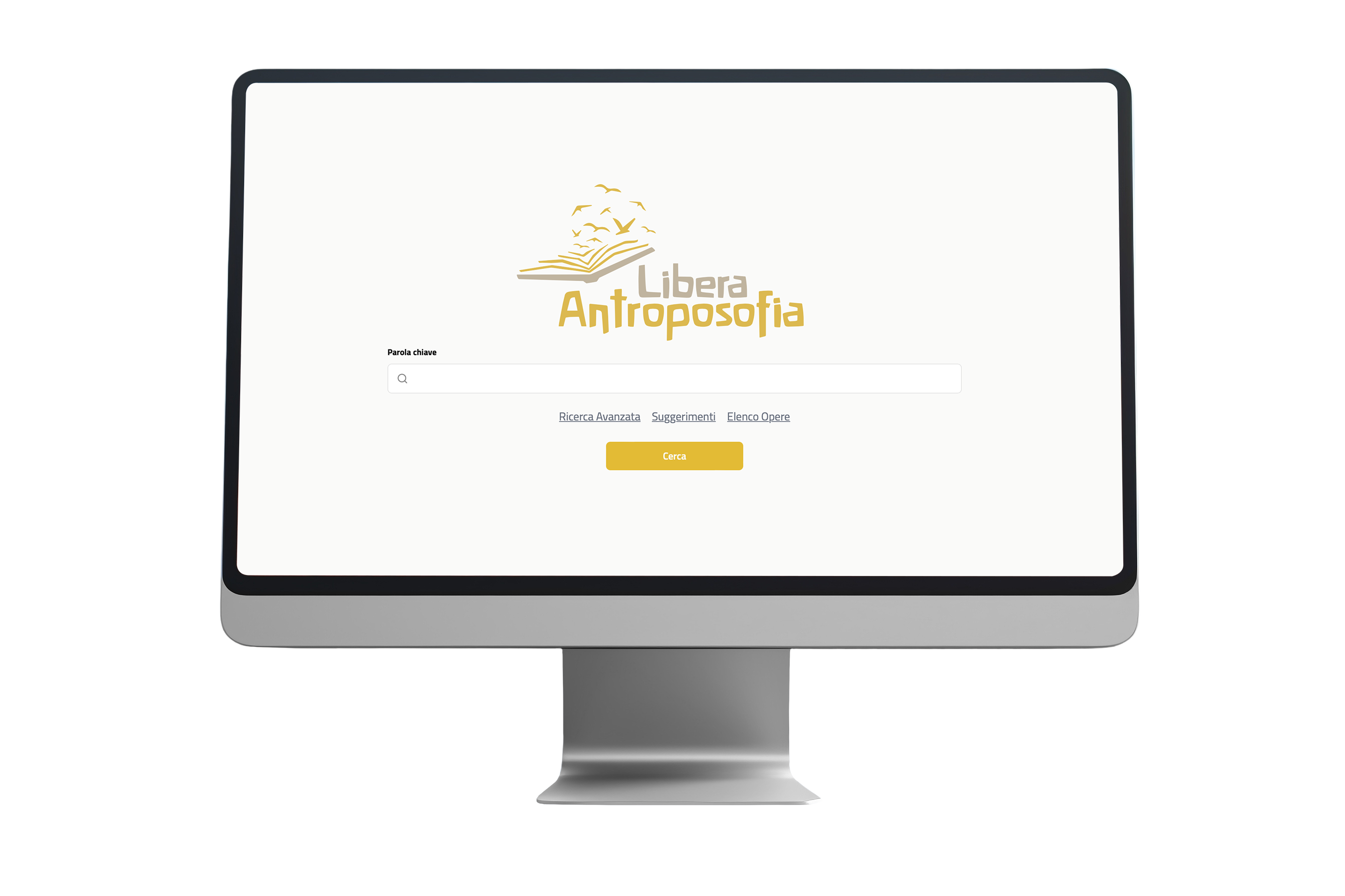 Schermata della funzione di ricerca del portale